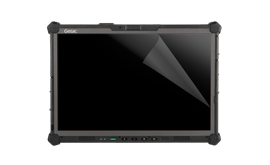 Rugged 7-inch field monitor with protective rubber corners and a dark screen.